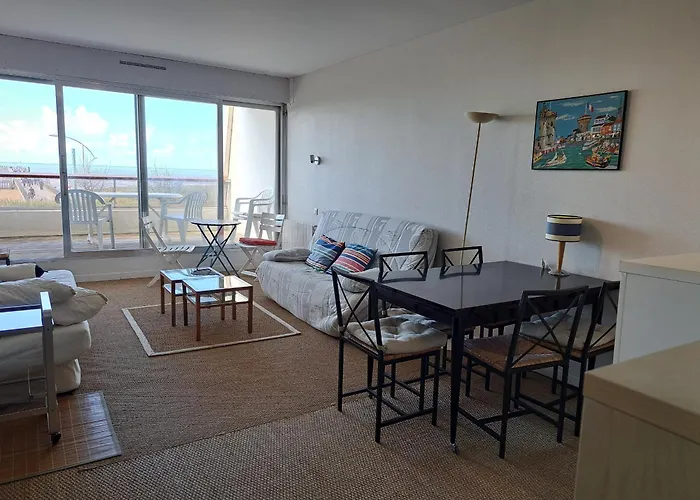 דירה Confortable Avec Balcon - Jean De Monts - Fr-1-323-532 *